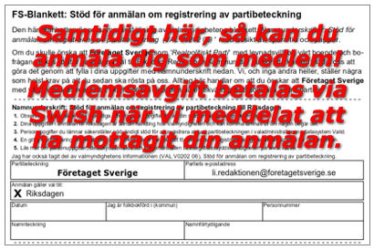 Samtidigt här, så kan du anmäla dig som medlem! Medlemsavgift betalas via Swish när vi meddelat att ha mottagit din anmälan.